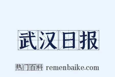 武汉日报是什么意思的图片